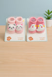 Animal Pals Baby Anti-Slip Socks Cute Toddler Pack of 2