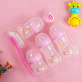 Baby Feeding Starter Gift Set Pack Of 6 Pink KDC 024