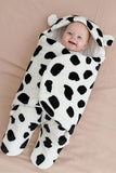 Winter Swaddling Moo White