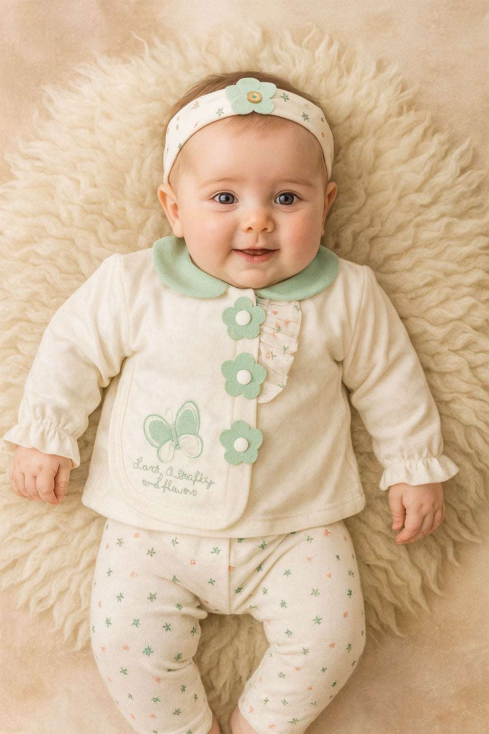 4 Pcs Charming Green Set