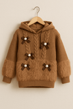 Girl Hoodi Sweater Brown KDC 038