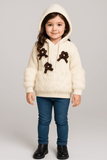 Girl Hoodi Sweater White KDC 041