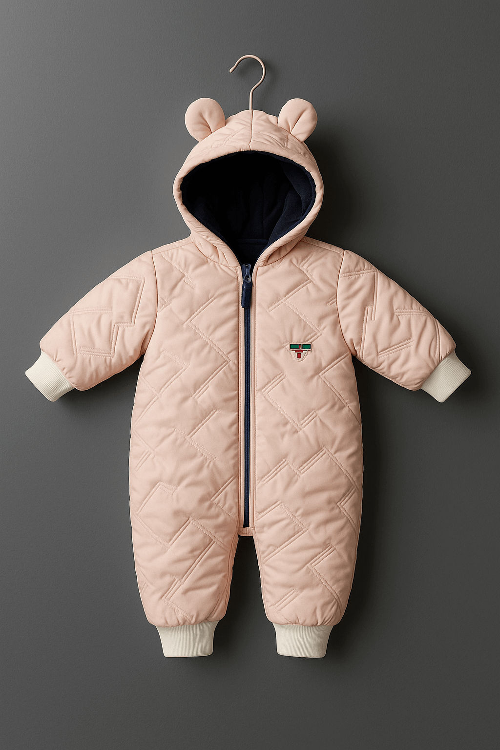 Winter Qulited Jacket Romper Baby Outfit KDC 202