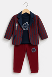 3 Pcs Boy Coat suit Set KDC 022