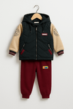 3 Pcs Boy Puffer Jacket Set KDC 025