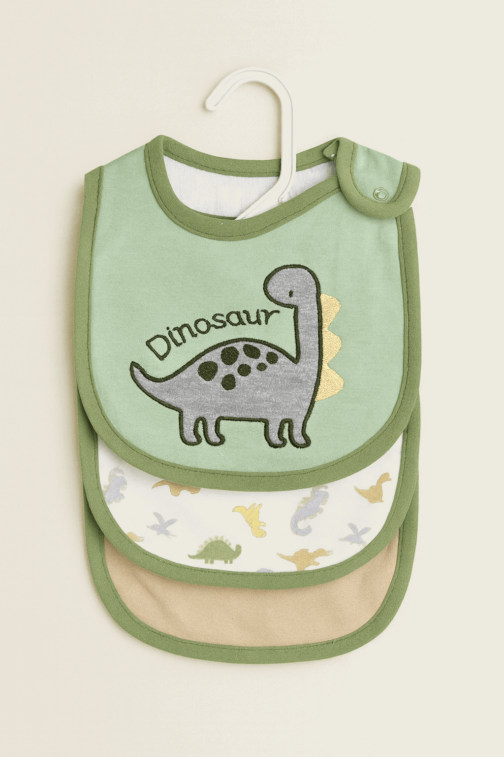 Dinosaur Theme Baby Bibs Collection - 3 pack