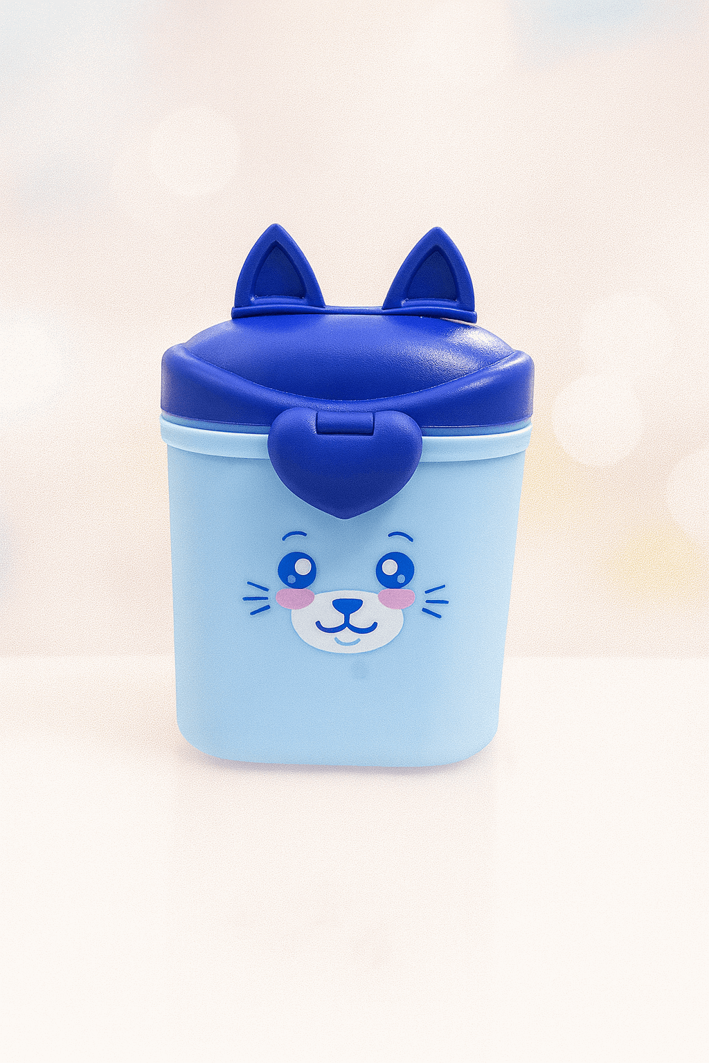 Blue Travel Milk Container