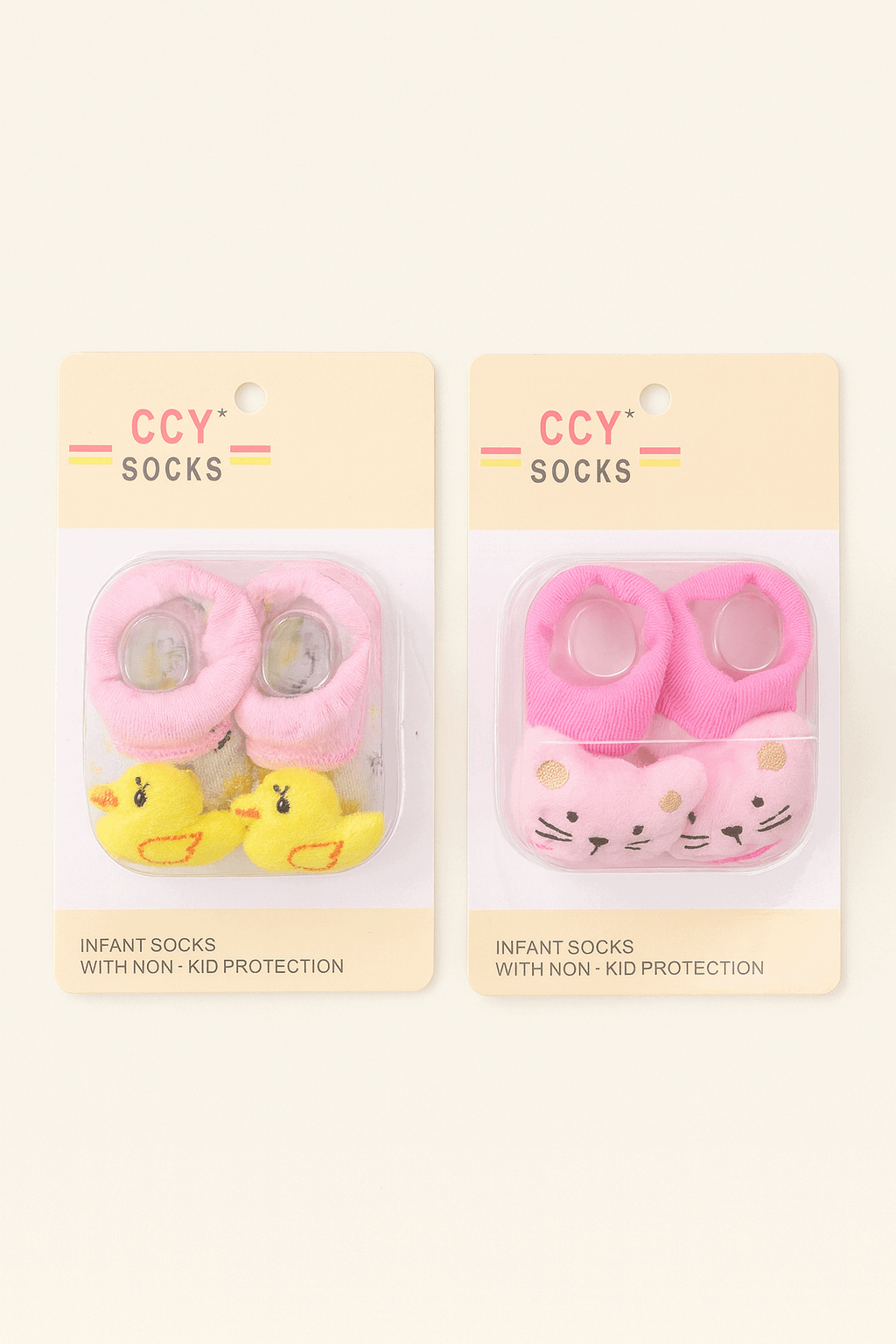 Tiny Treads Delight Baby Anti-Slip Socks Pack of 2 KDS 033