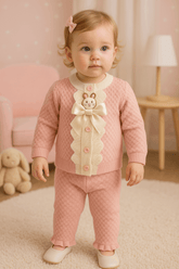 Girls Woolen Sweater & Pajama Set KDC 014