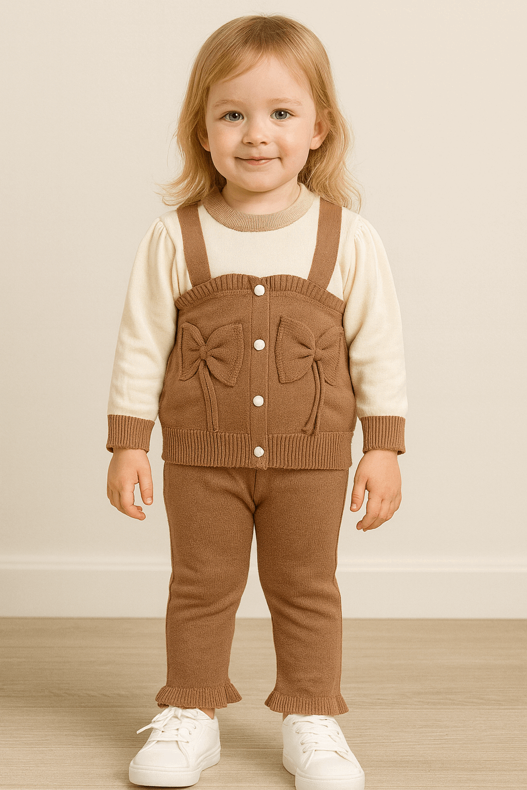 Girls Woolen Sweater & Pajama Set KDC 015