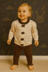 Girls Woolen Sweater & Pajama Set KDC 016