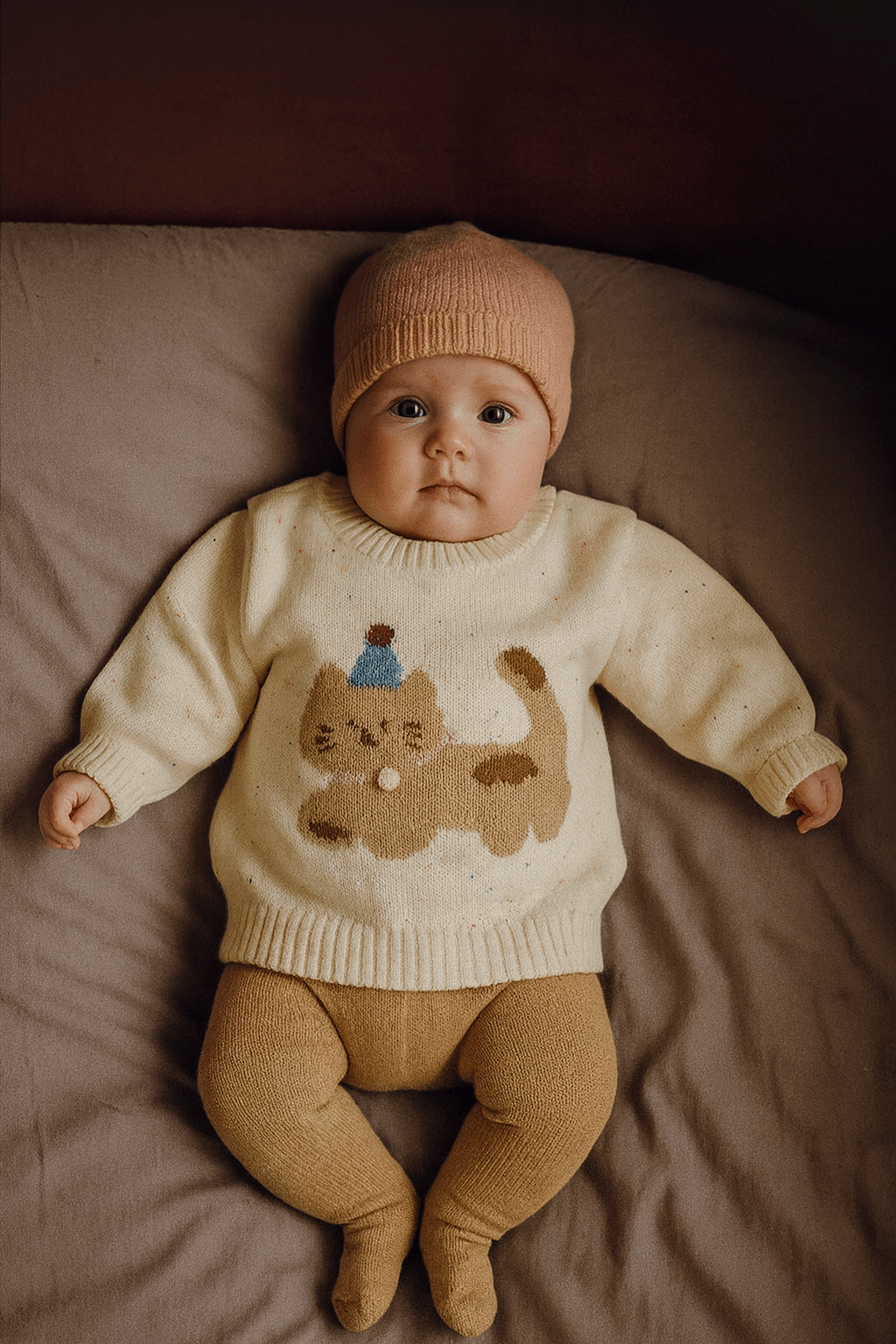 Girls Woolen Sweater & Pajama Set KDC 017