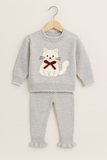 Girls Woolen Sweater & Pajama Set KDC 018