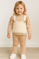 Girls Woolen Sweater & Pajama Set KDC 019