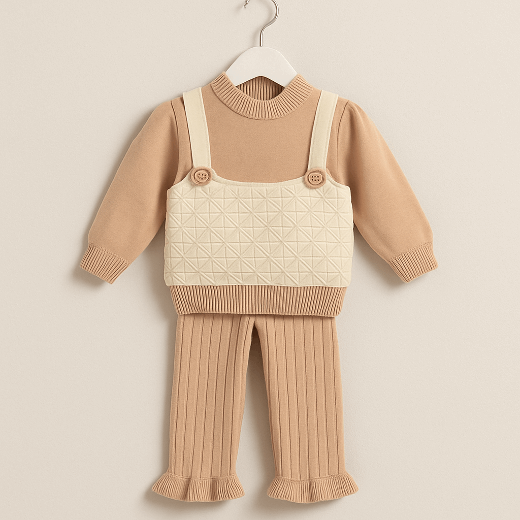 Girls Woolen Sweater & Pajama Set KDC 019