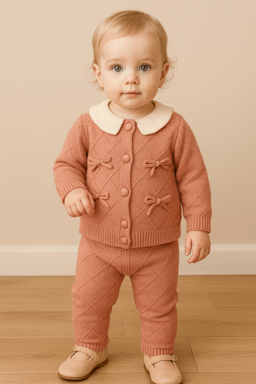 Girls Woolen Sweater & Pajama Set KDC 020