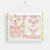 Winter Born Baby Pink Cloth Journey Gift Set 10 Pcs