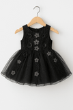 Girl Embroidered Frock Black KDS 39
