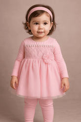 4 Pcs Girl Fancy Frock KDS 49