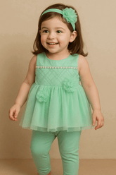 4 Pcs Girl Fancy Frock KDS 53