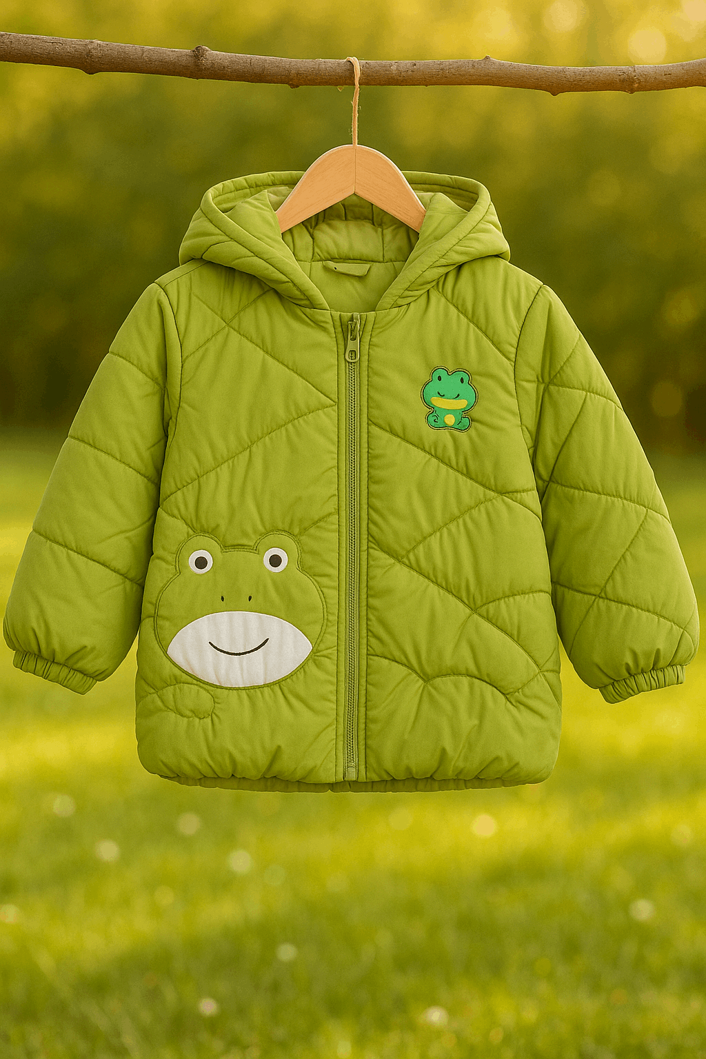 Girl Quilted Jacket Blue KDC 011