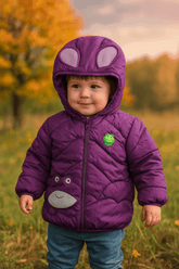 Boy Quilted Jacket Purple KDC 012