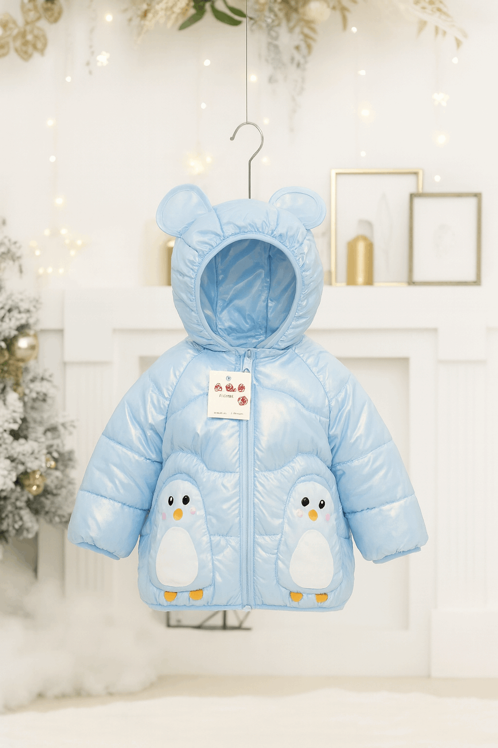 Girl Quilted Jacket Blue KDC 013