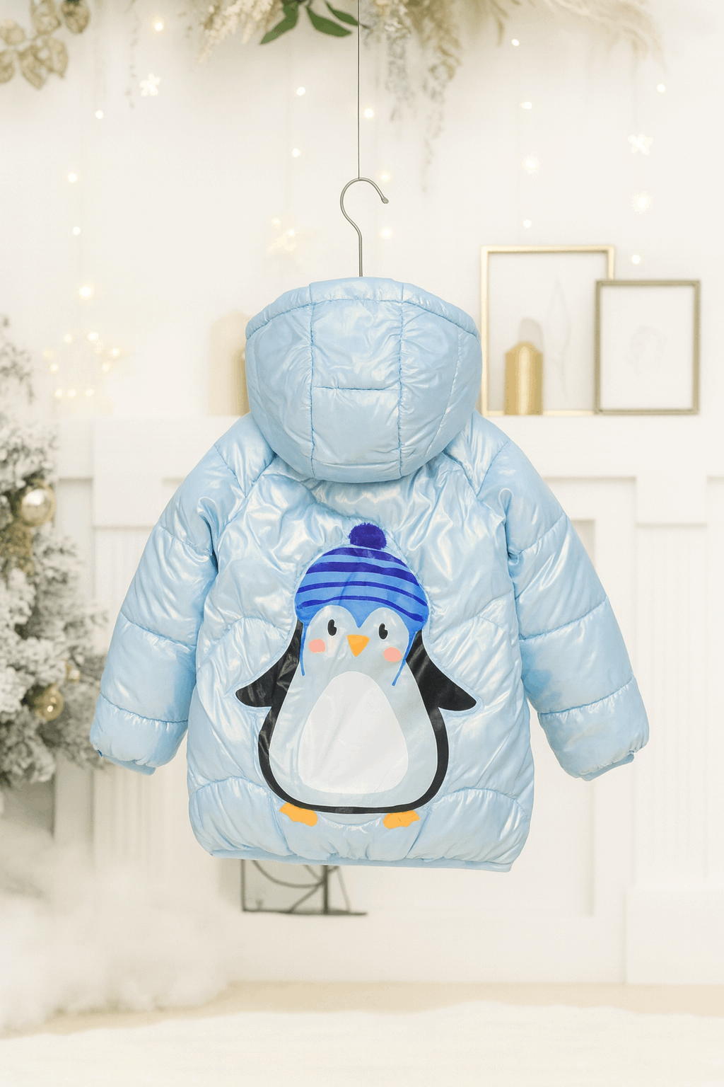 Girl Quilted Jacket Blue KDC 013