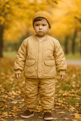 2 Pcs Quilted Jacket Set KDC 018