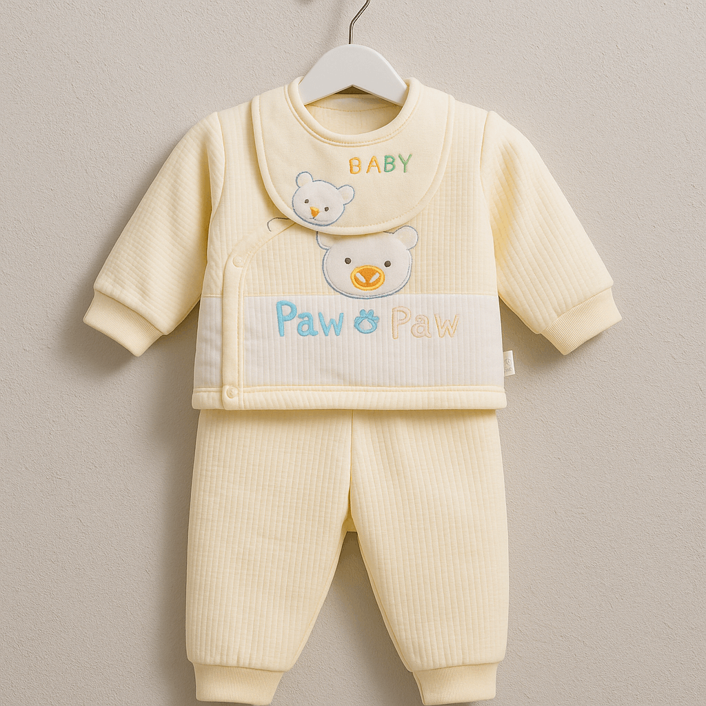 Winter Little Joy Outfit Light Yellow KDC 021