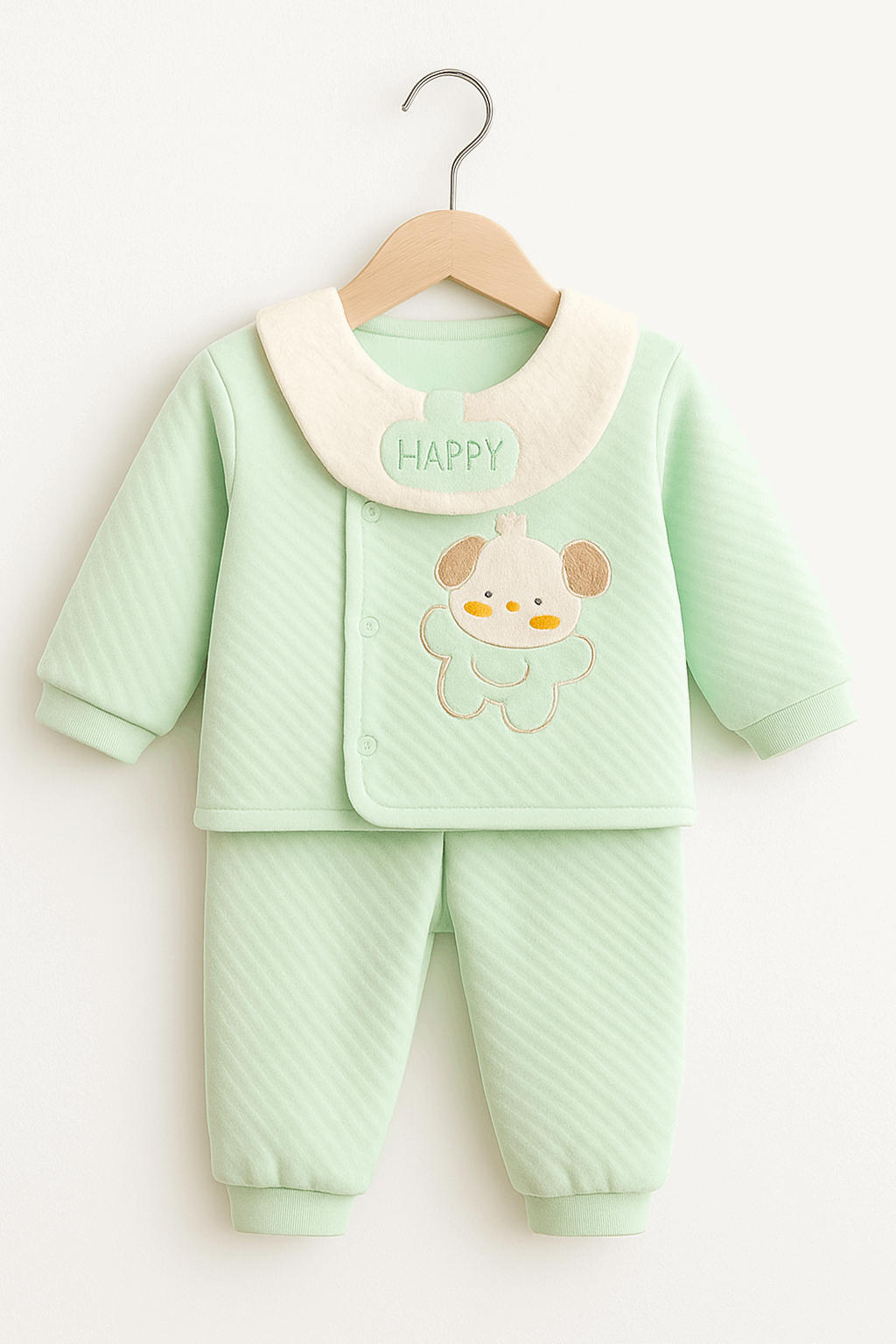 Winter Little Joy Outfit Light Green KDC 023