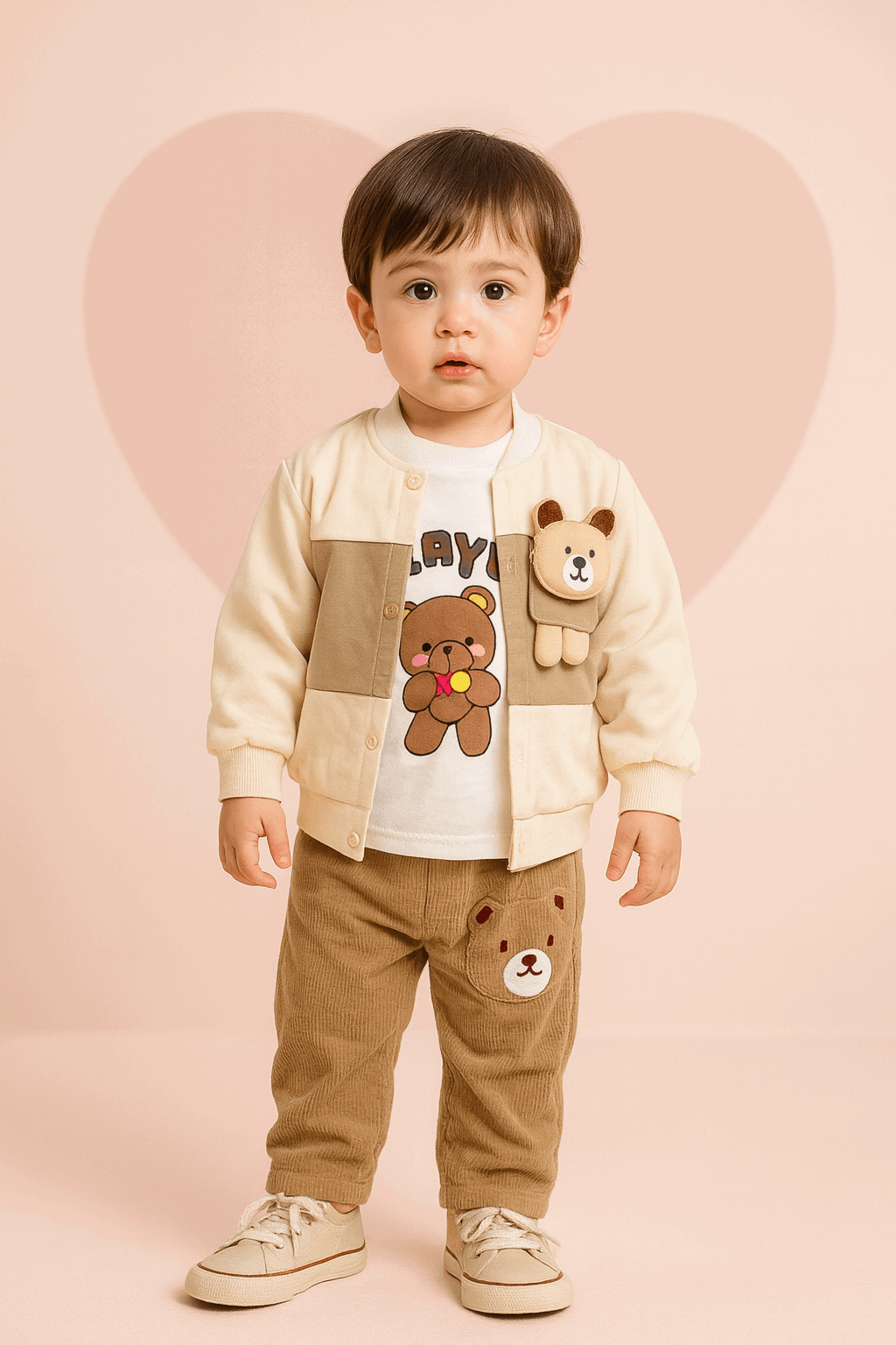 Boy Winter 3 Pcs Shirt Pajama KDC 040
