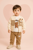 Boy Winter 3 Pcs Shirt Pajama KDC 040