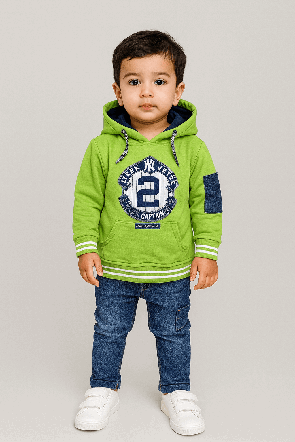 Boy Hoodie Shirt Denim Pant KDC 044