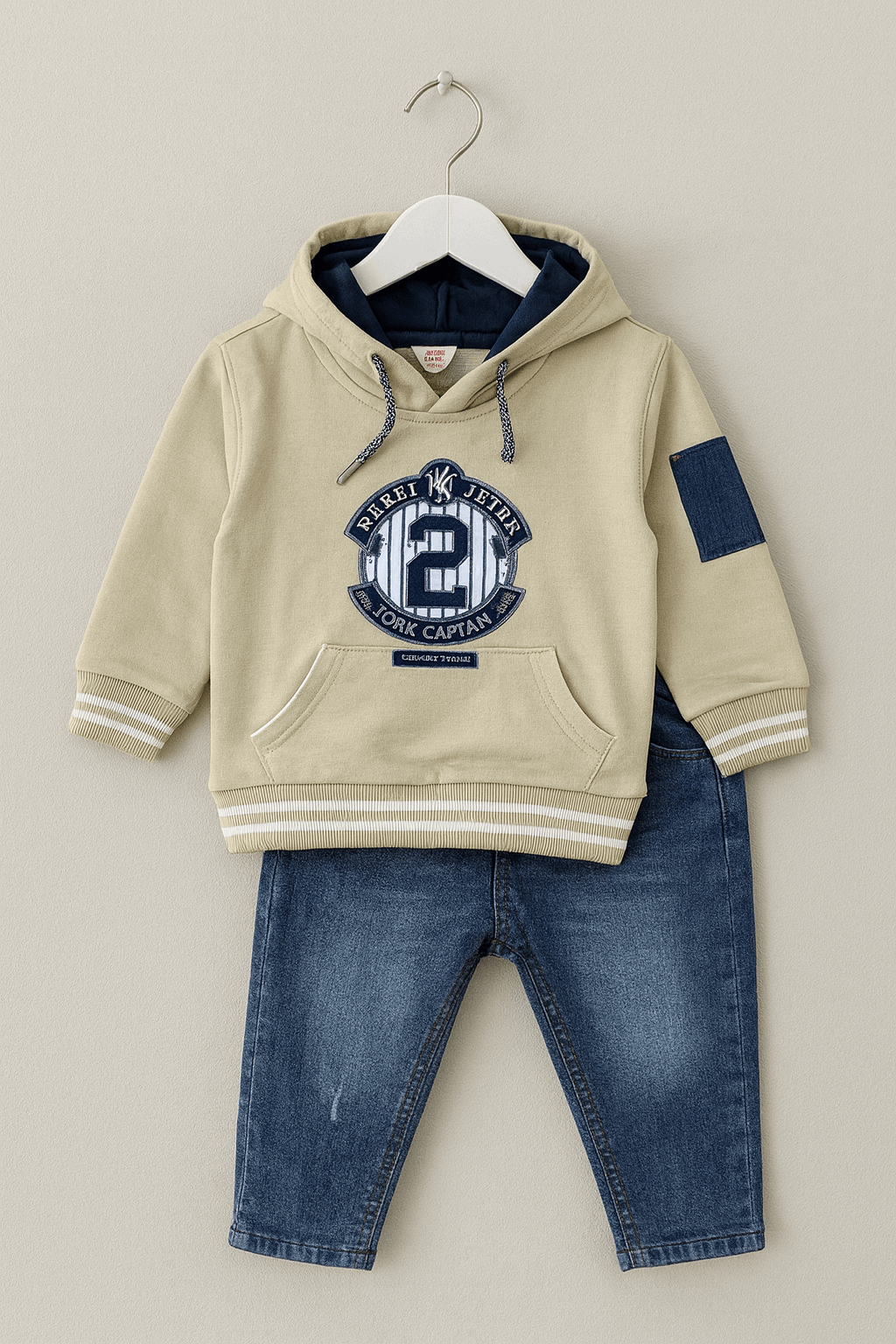 Boy Hoodie Shirt Denim Pant KDC 046