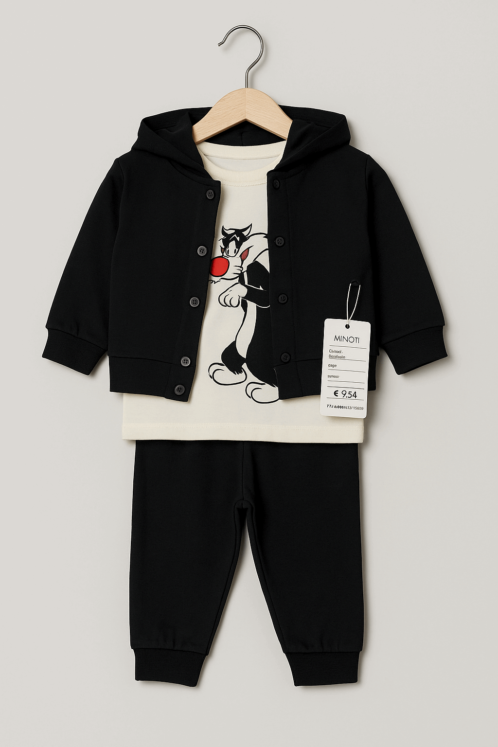 3 Pcs Little Explorer Hoodie Set KDS 051