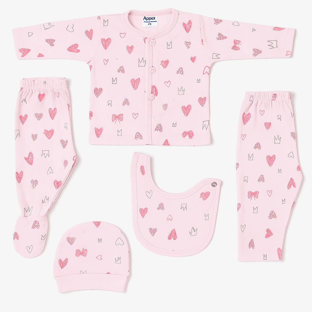 Born Baby Cloth Gift Set 5Pcs KDC 012