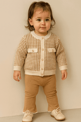 Baby Woolen Shirt & Pajama Set 043