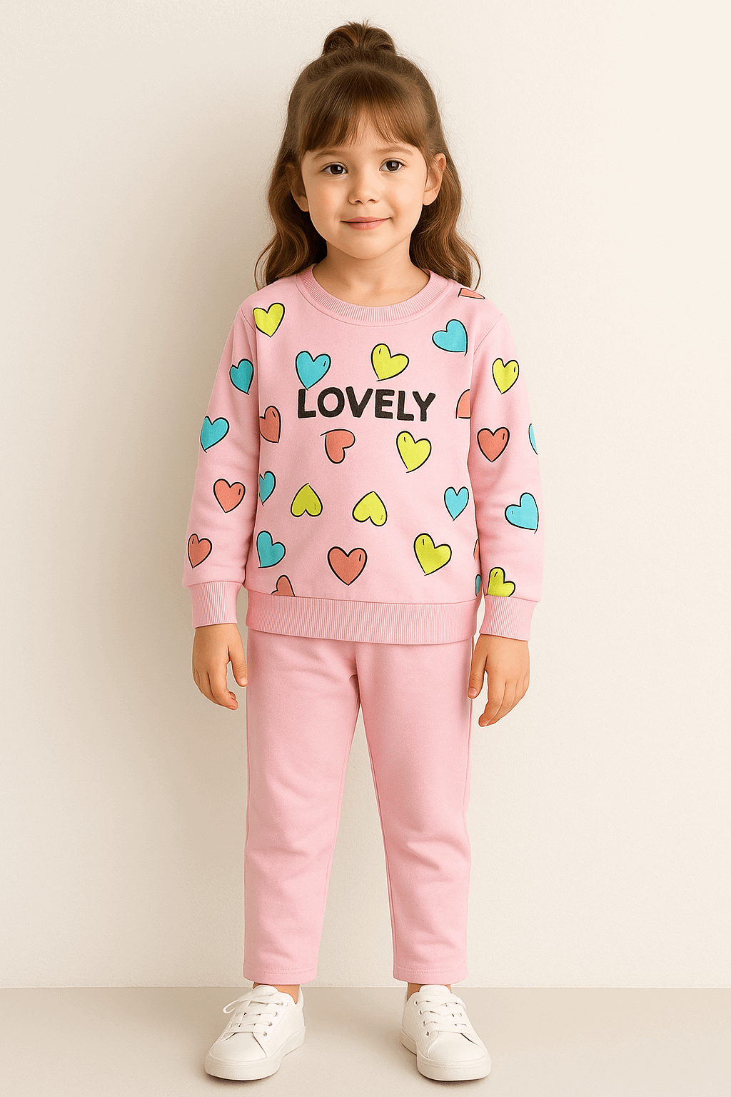 Girl Sweat Shirt Trouser KDC 042