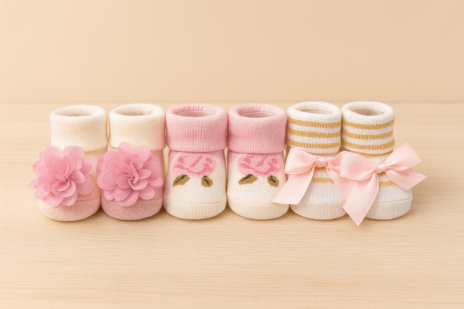 Baby Socks in Gift Box Pack of 3