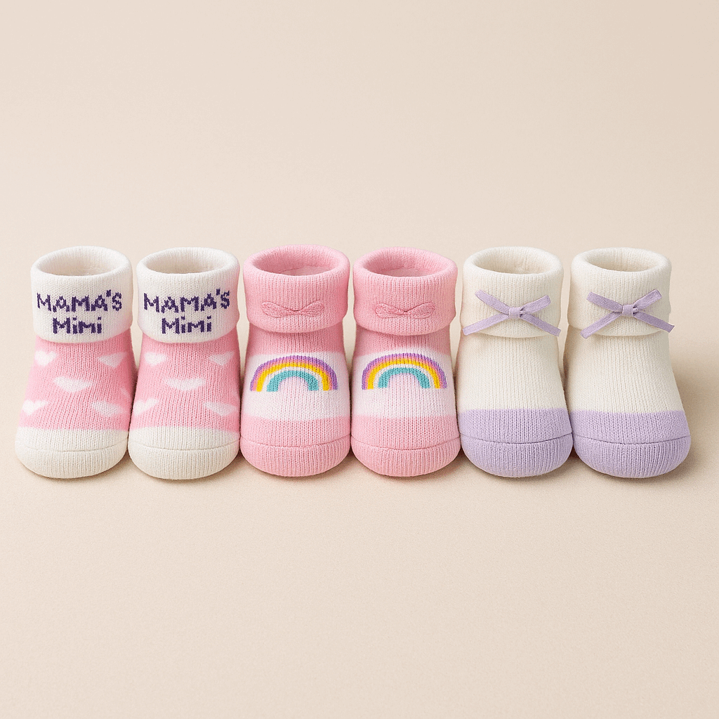 Baby Socks in Gift Box Pack of 3