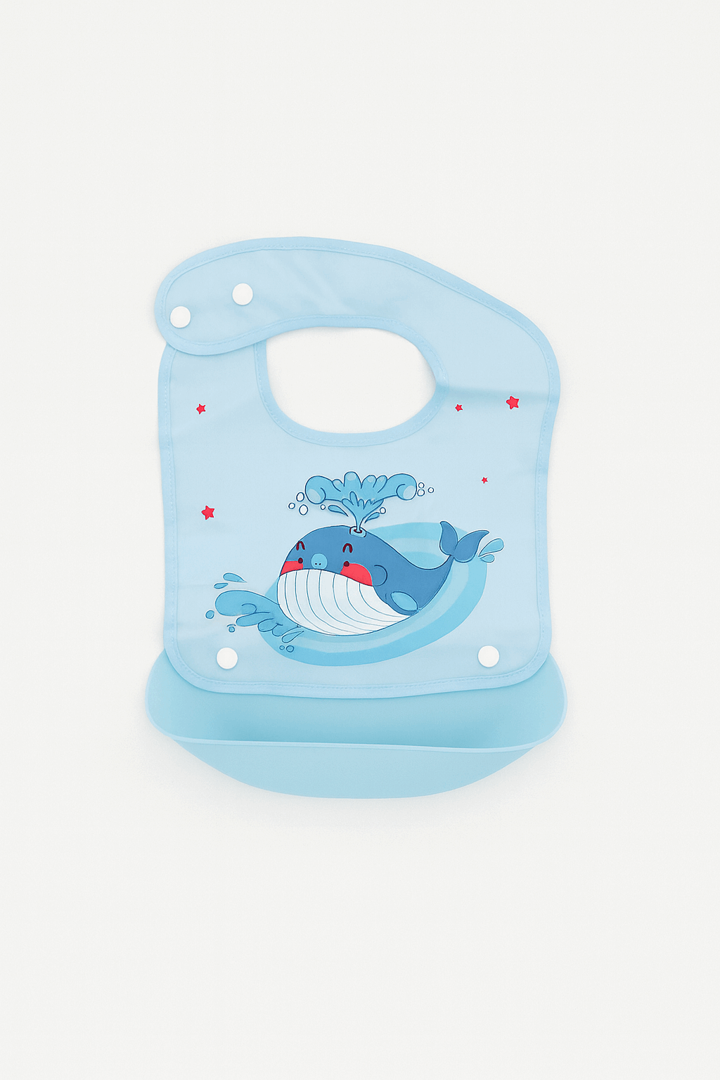 Baby Bib With Detachable Silicon Pocket KDS 023