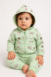 3 Pcs Forest Baby Hoodie