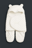 Snowy Bear Winter Swaddling Blanket