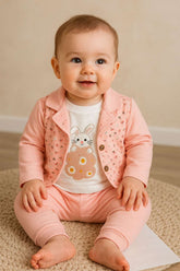 3 Pcs Cutie pink Outfit