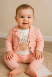 3 Pcs Cutie pink Outfit