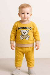 Teddy Bear warm Boy Woolen Sweater & Pajama Set KDC 016