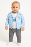 Baby 3 Pcs Upper Shirt & Pajama Set KDC 063 - Kiddiesco