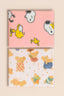 Baby Changing Sheet Ratu Wrapper Plain Pack of 2 - Kiddiesco