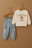 Baby Sweat Shirt & Pajama Set 046 - Kiddiesco